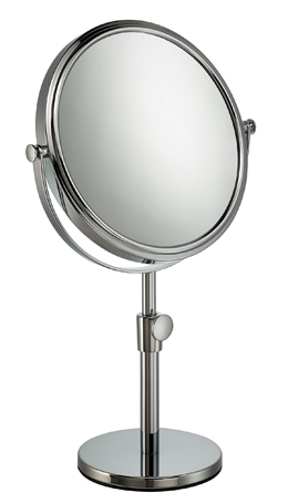 miroir grossissant 10x 18cm chrome